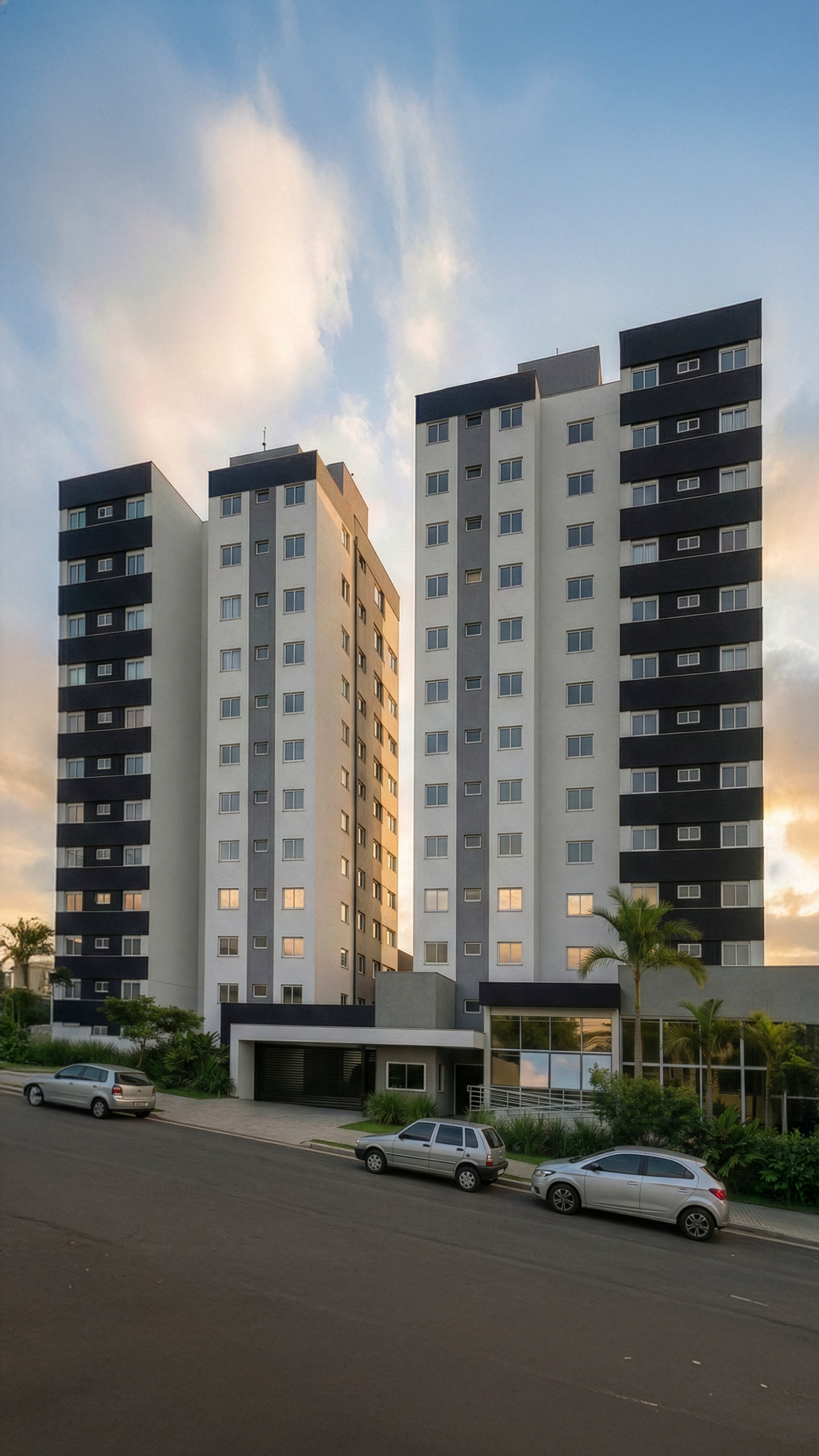 Fachada do São Paulo Living Residencial